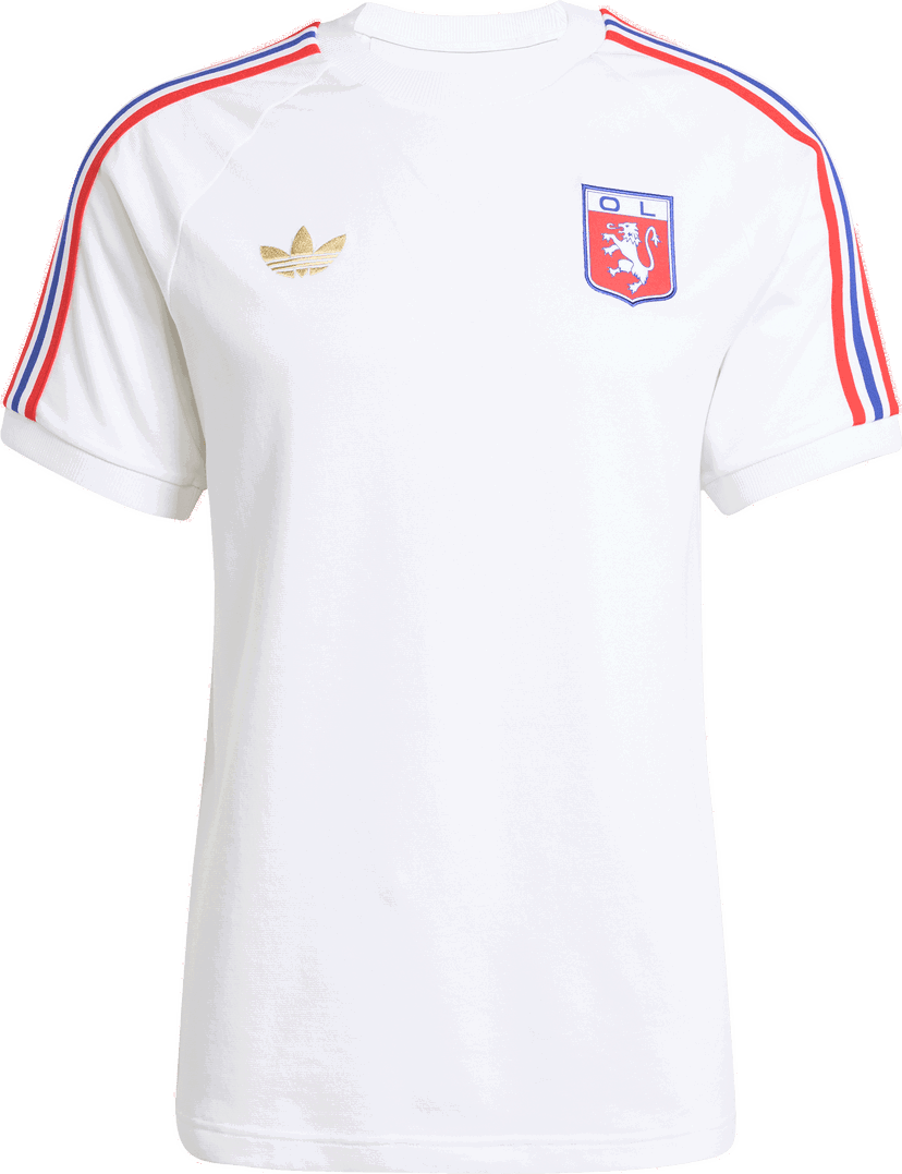 Tričko adidas Originals Olympique Lyon 75 T-Shirt Biela | jl8080