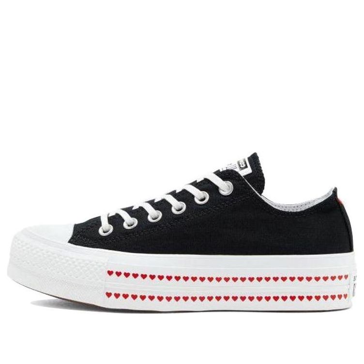 Tenisky a topánky Converse Chuck Taylor All Star Lift Low 'Love Fearlessly' Čierna | 567158C, 0