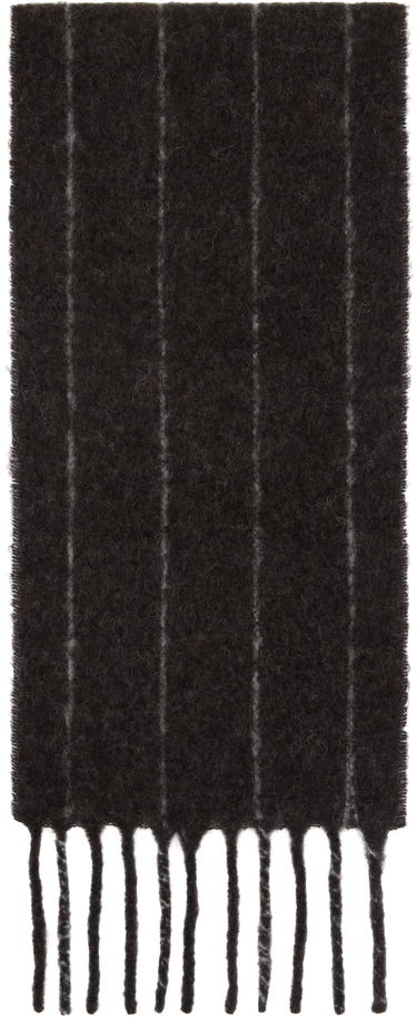 Šál OUR LEGACY Our Legacy Estate Striped Scarf Hnedá | A4258EBR, 2