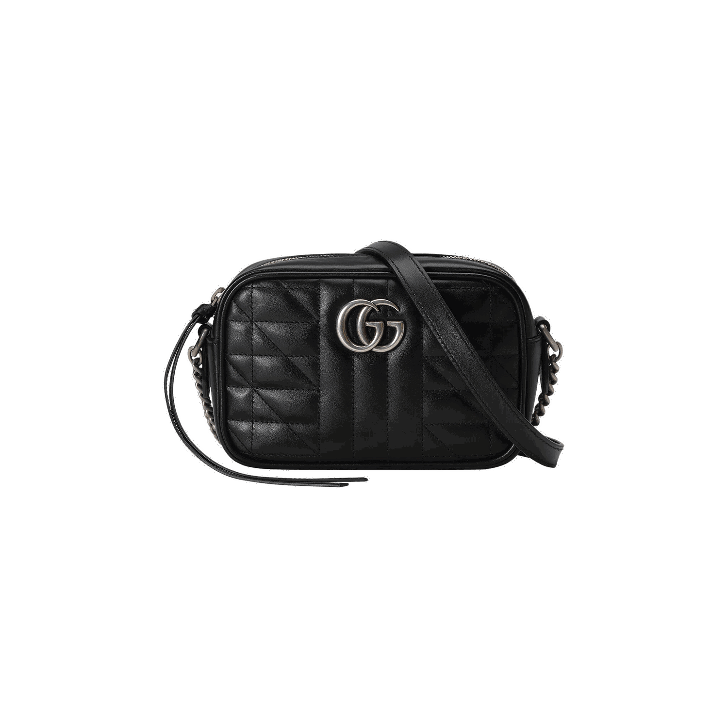 Taška cez rameno Gucci GG Marmont Mini Shoulder Bag Čierna | 634936 UM8BN 1000, 0