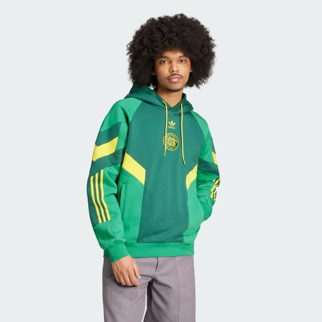 Mikina adidas Originals Celtic FC Originals Hoodie Zelené | IS6496, 0