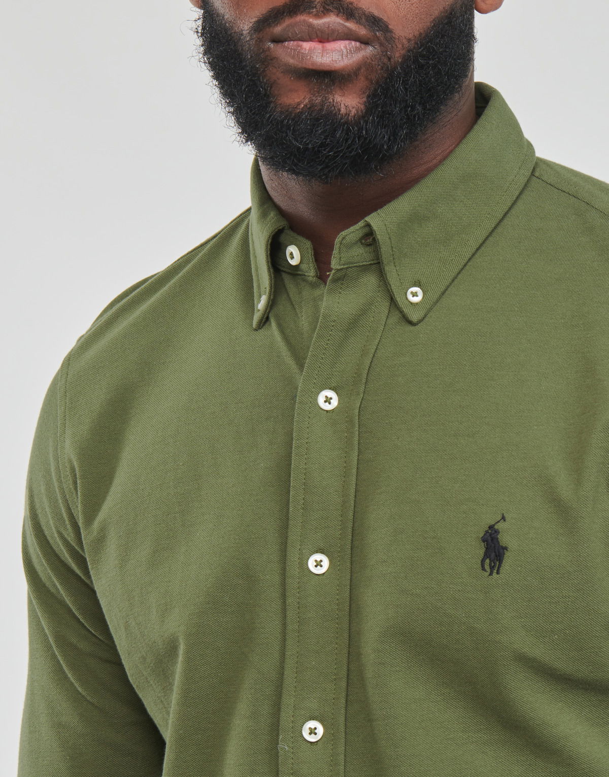 Polo Pony Embroidered Cotton Shirt