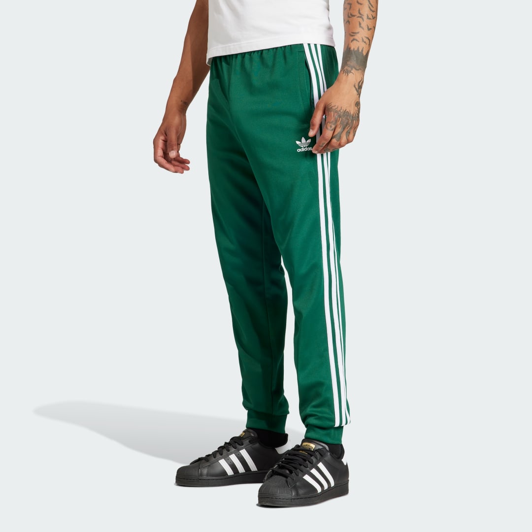 Tepláky adidas Originals Adicolor Classics SST Track Pant Zelené | IR9886, 1