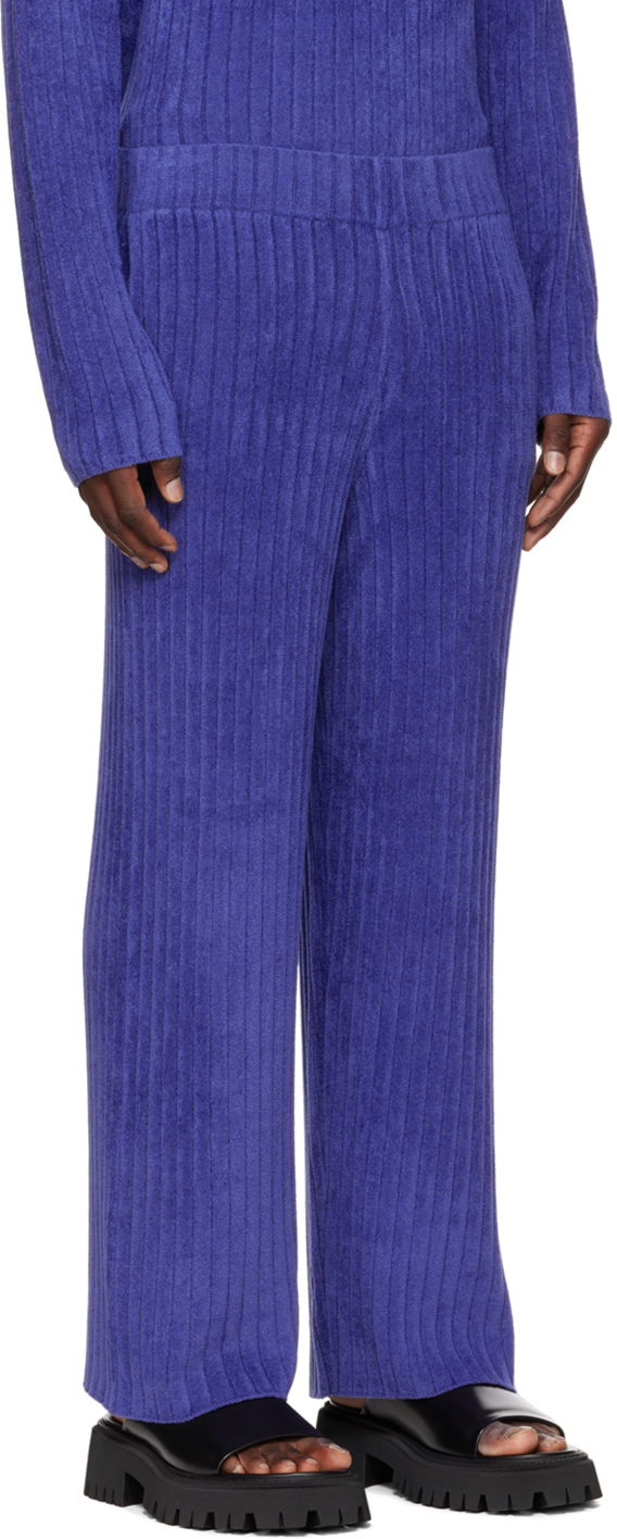 Nohavice Dion Lee Ribbed Knit Lounge Pants Modrá | C7101P22, 1