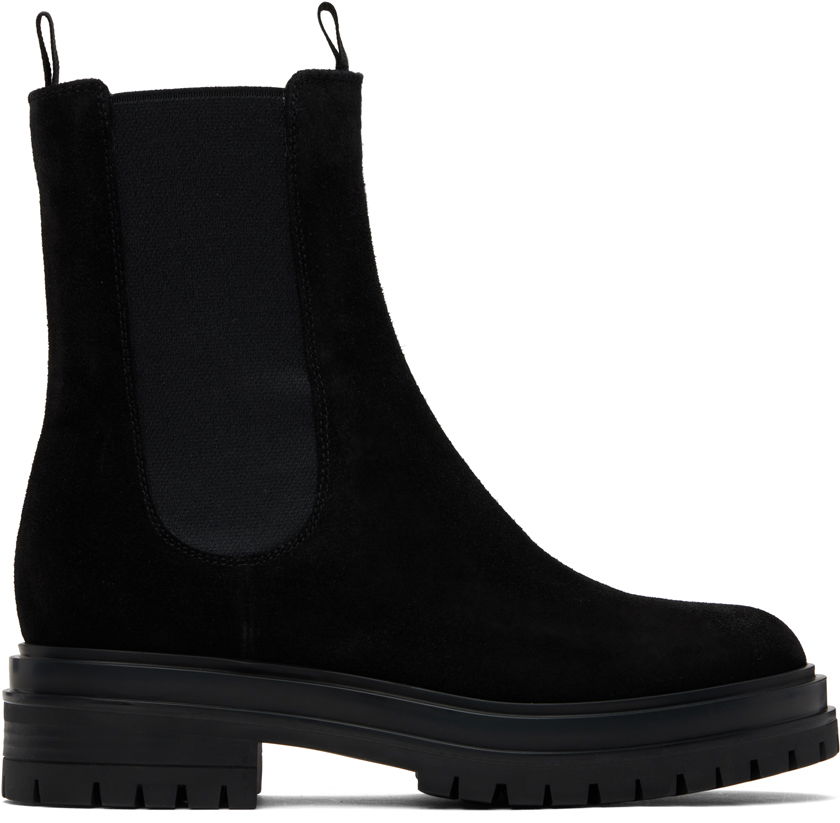 Tenisky a topánky Gianvito Rossi Suede Chelsea Boots Čierna | G73462-20GOM-SUE, 0