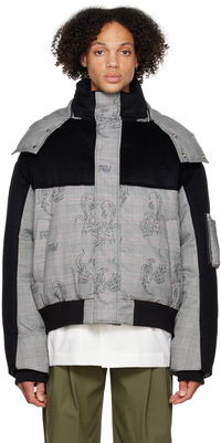 Feng Chen Wang Houndstooth Down Jacket