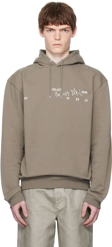 Mikina HELIOT EMIL Heliot Emil Fulgens Hoodie Šedá | PREAW25_M_08_081_DST19, 0