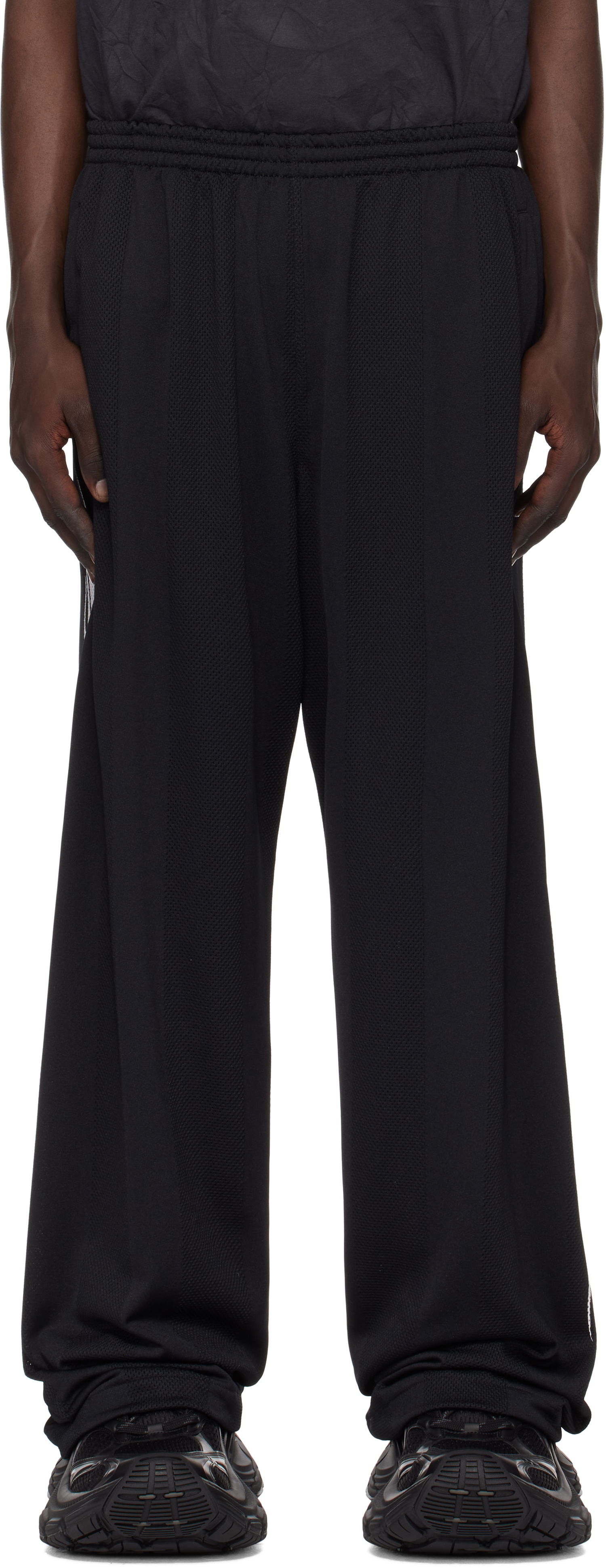 Tepláky Balenciaga Balenciaga Baggy Mesh Track Pants Čierna | 794852TQV381000, 0