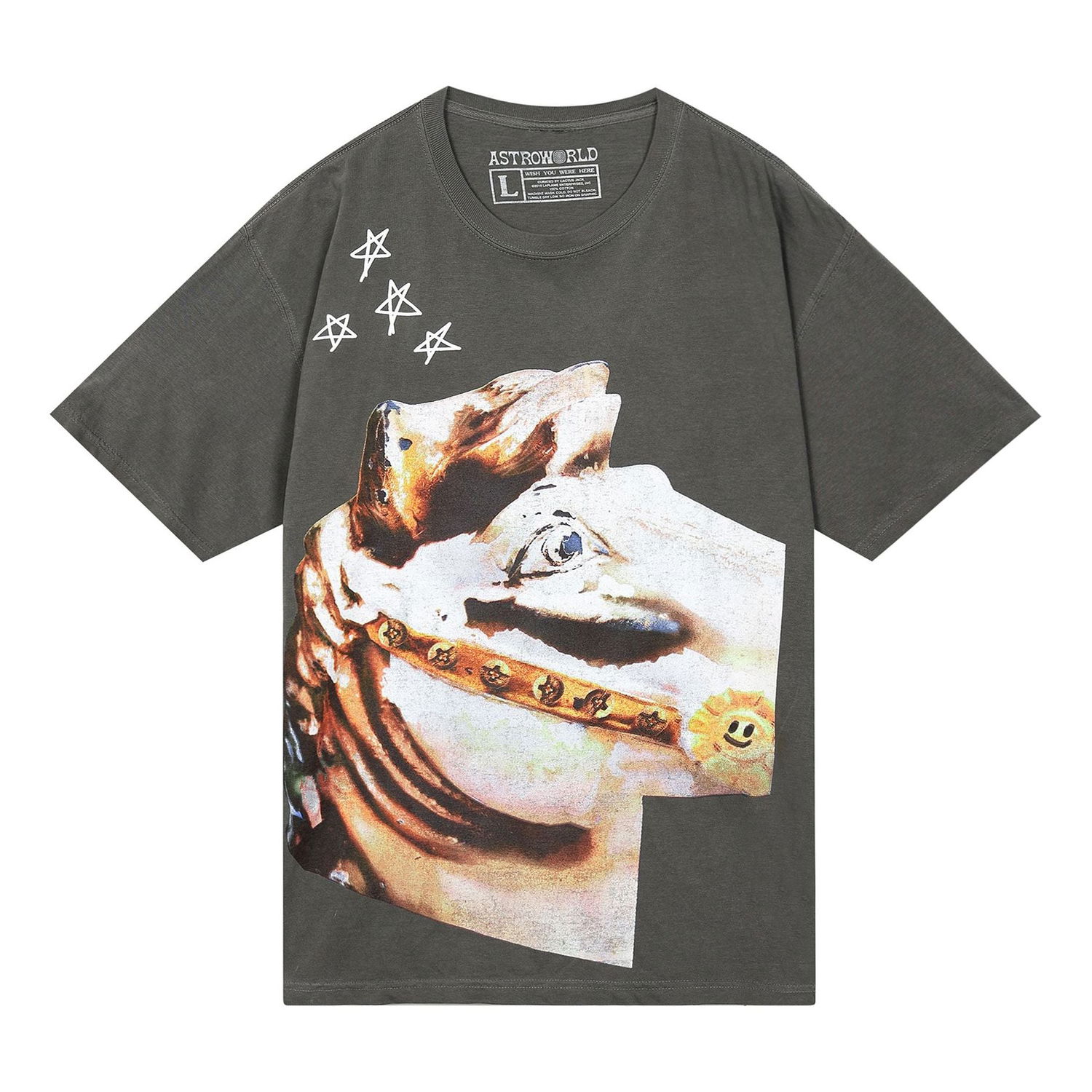 Tričko Cactus Jack by Travis Scott Travis Scott Astroworld Horse Head T-Shirt Šedá | TC-311, 0