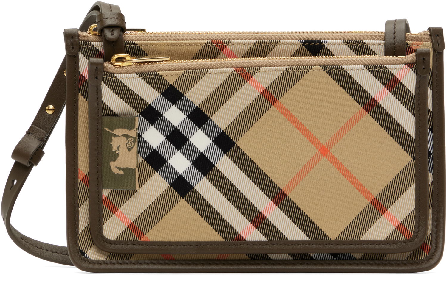 Taška cez rameno Burberry Crossbody Sling Bag Béžová | 8098199, 0