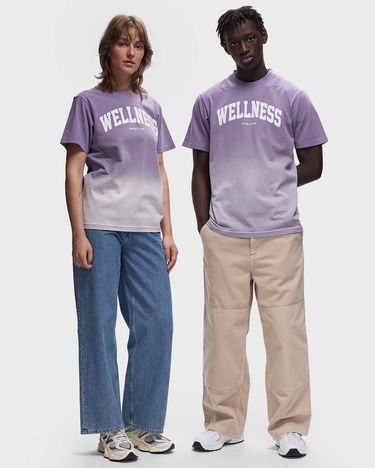 Tričko Sporty & Rich Wellness Ivy Dip Dye T-Shirt Fialová | TO042S413WL, 1
