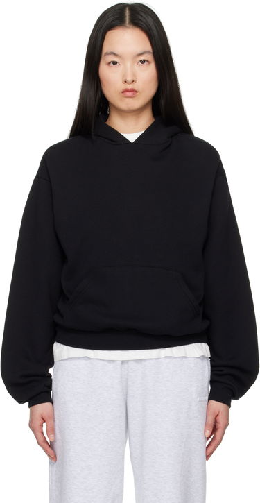 Mikina SKIMS SKIMS Fleece Classic Hoodie Čierna | PL-PLO-8365W, 0