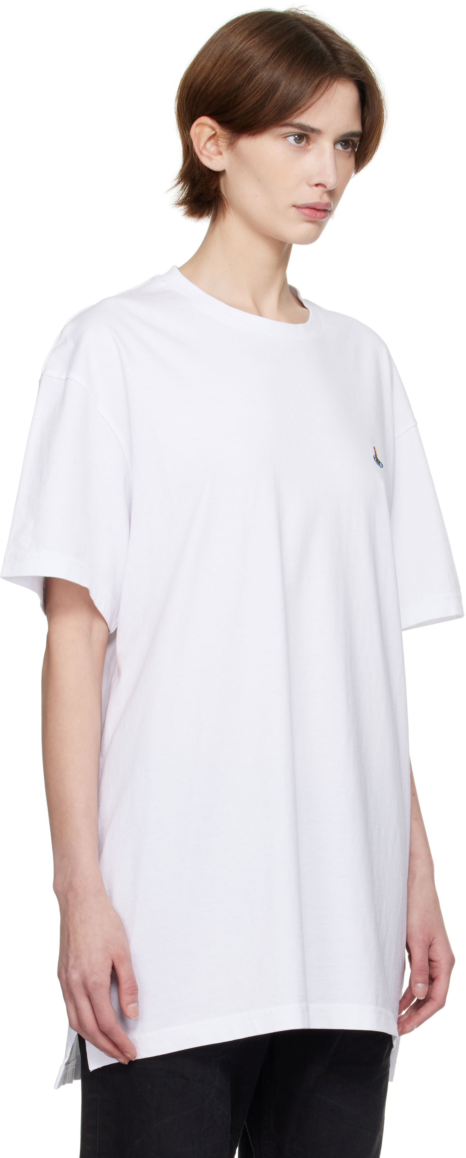 Tričko Vivienne Westwood Vivienne Westwood Oversized T-Shirt Biela | 3G010036-J001M-, 1