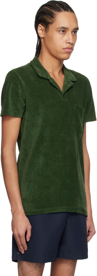 Polo tričko Orlebar Brown Orlebar Brown Terry Towelling Polo Zelené | 280307, 1