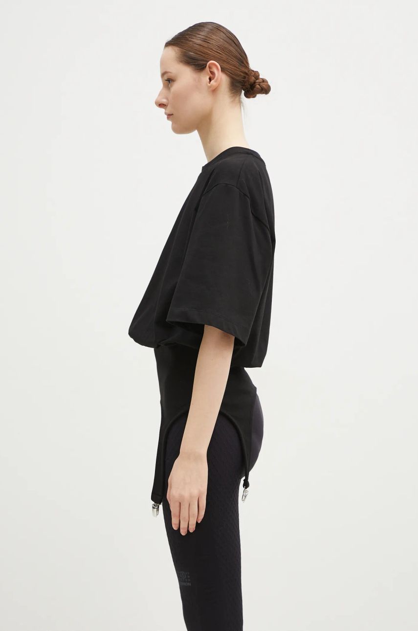 Tričko Fiorucci Suspender Belt T-Shirt Čierna | W01FMTSH263CJ01BK01, 1