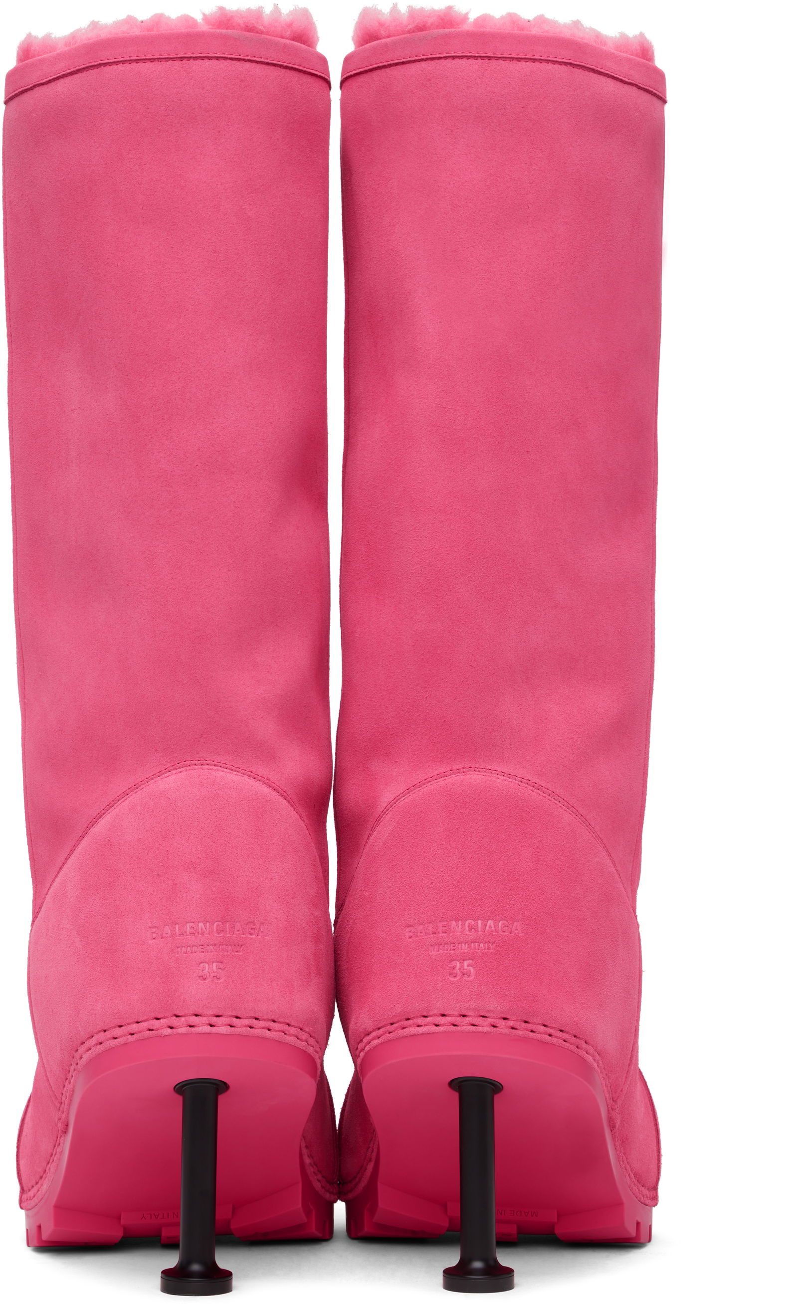 Suede High Heel Boots