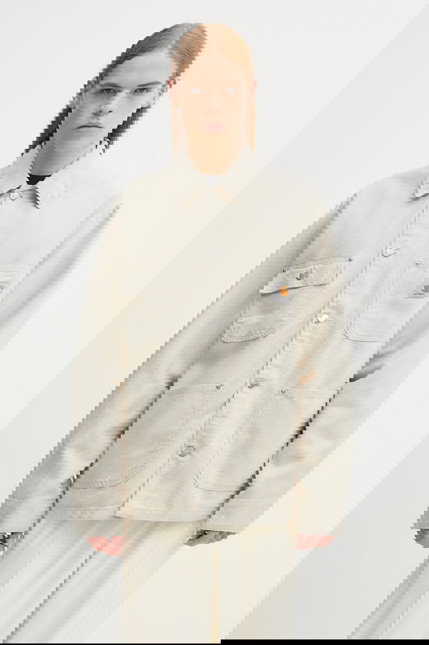 Bunda Carhartt WIP Walter Linen Chore Jacket Béžová | I035552.502, 0