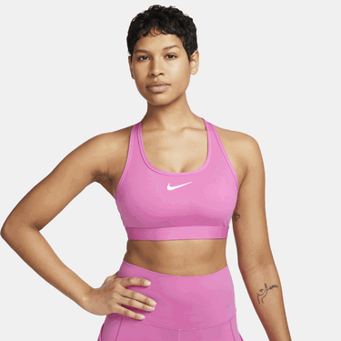 Podprsenka Nike Swoosh Medium Support Padded Sports Bra Ružová | DX6821-675, 3