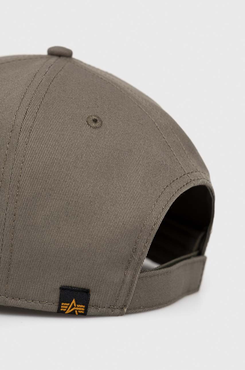 Šiltovka Alpha Industries Cap Šedá | 168903.257, 1