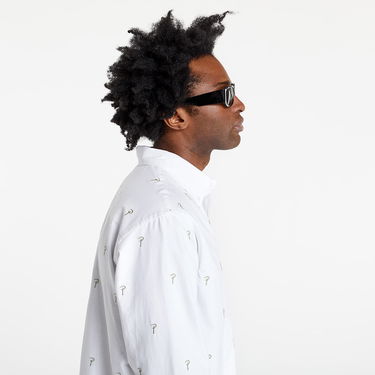 Košeľa Patta Oxford Longsleeve Shirt Biela | POC-BC-OXFORD-LSS-001, 4