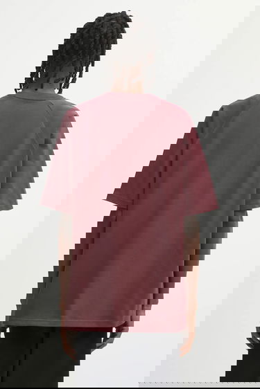 Tričko Carhartt WIP Ray Short Sleeve Raglan T-Shirt with Embossed Logo Vínová | I035306.33KXX, 2