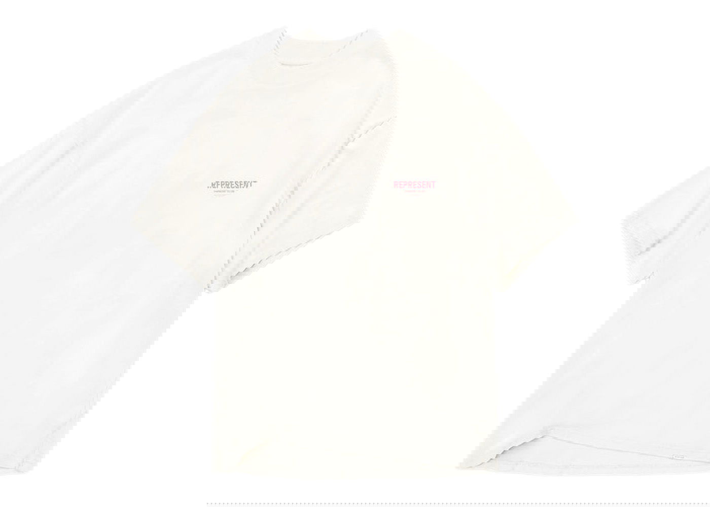 Tričko Represent Clo Represent Owners Club T-Shirt Flat White/Bubblegum Biela | W05149-72, 0