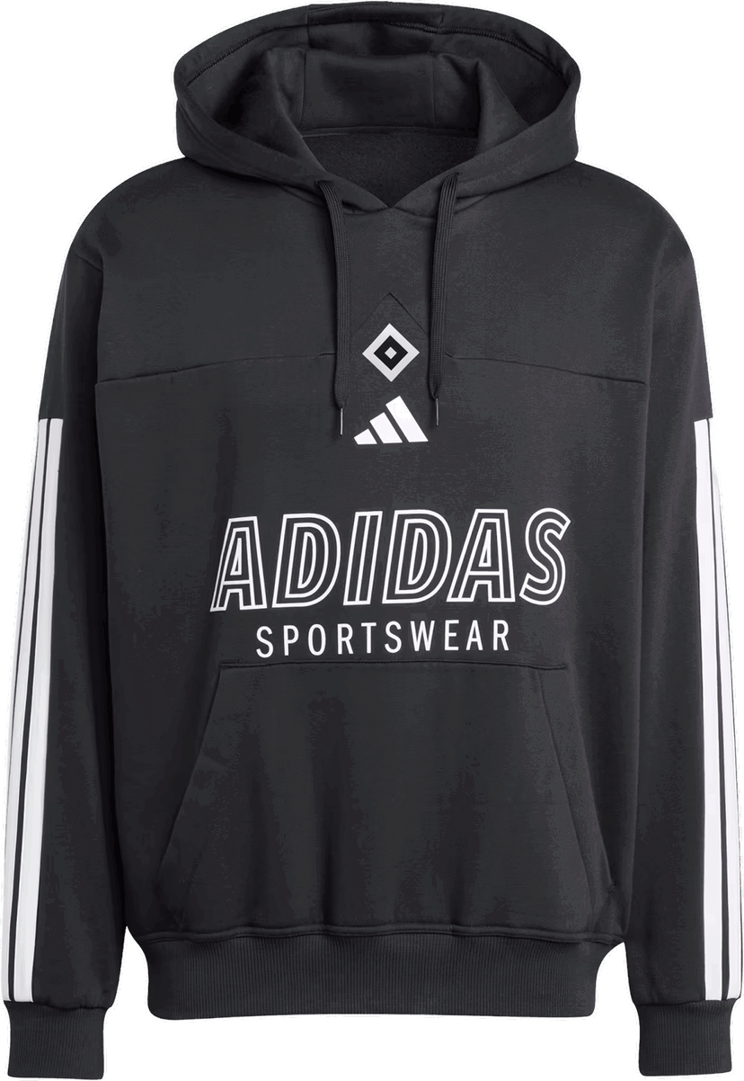 Mikina adidas Originals Hamburger SV Sportswear Pullover Hoody Čierna | 6hsvjc9402