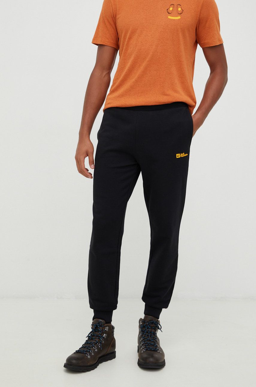 Tepláky Jack Wolfskin Sweatpants Čierna | 1507182, 0