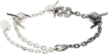 Náramok Off-White Off-White Barbed Wire Chain Bracelet Metalická | OMOA10JS25MET0017210, 1