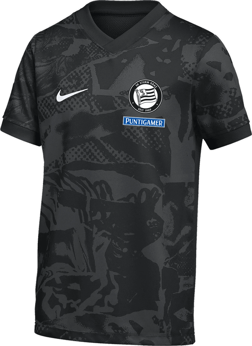 Tričko Nike SK Sturm Graz PreMatch T-Shirt 2025/26 Čierna | stgfz9332-010