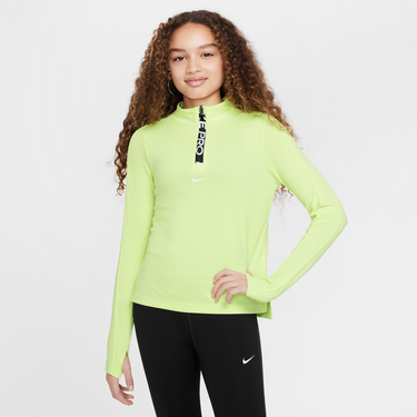 Sveter Nike Dri-FIT Pro Long Sleeve Half-Zip Top Zelené | FN9025-736, 1