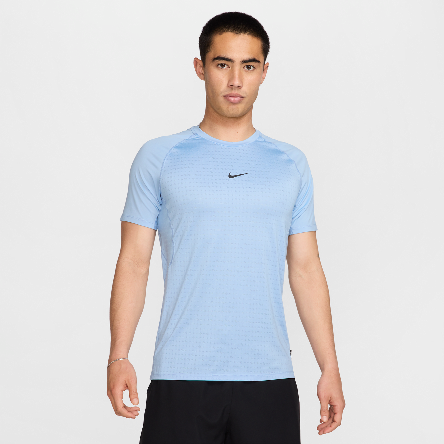Tričko Nike Pro Breathe Slim Fit Short Sleeve T-Shirt Modrá | HJ4055-422, 1