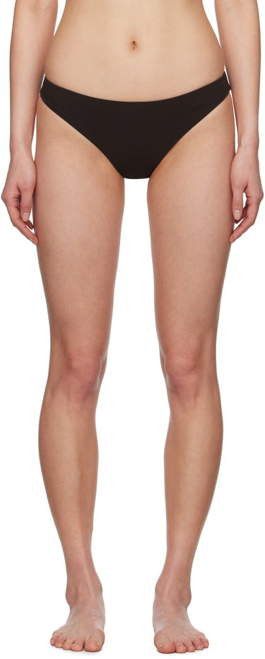 Nohavičky Jil Sander Jil Sander Embroidered Logo Bikini Bottom Čierna | J40SG0111_J20011, 0
