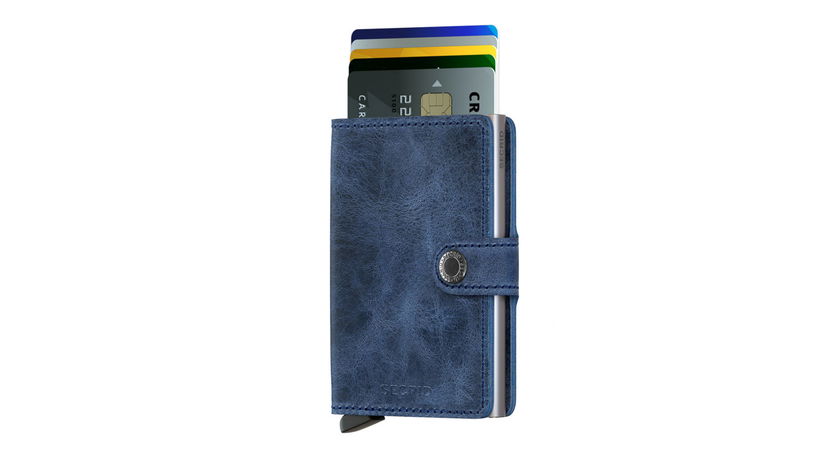 Peňaženka Secrid Secrid Miniwallet Vintage Blue Navy | MV-Blue