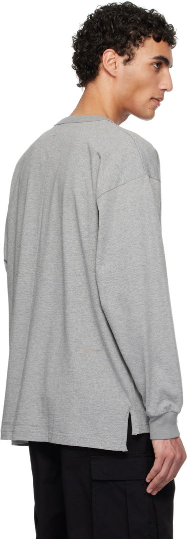 Mikina NANAMICA nanamica Half Zip Long Sleeve T-Shirt Šedá | S25SH013U, 2