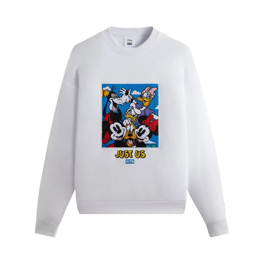 Mikina KITH KITH x Mickey & Friends Family Portrait Vintage Crewneck Biela | KHM031753-101, 0