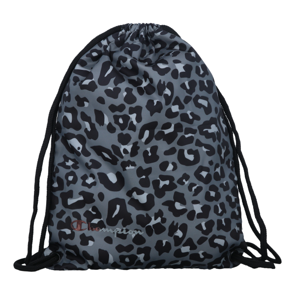 Športový vak Champion Leopard Print Drawstring Bag Šedá | CHE231F104-Z1