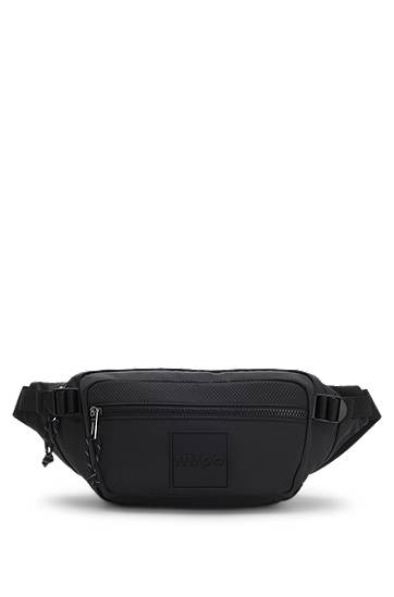 Ľadvinka BOSS Ripstop belt bag with split-logo patch Čierna | 50551798