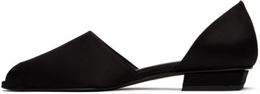Oblečenie TOTEME TOTEME 'The Peep-Toe' Satin Slippers Čierna | 233-8022-830, 2