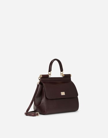 Kabelka Dolce & Gabbana Dolce & Gabbana Sicily Handbag Vínová | BB6003B109580342, 2