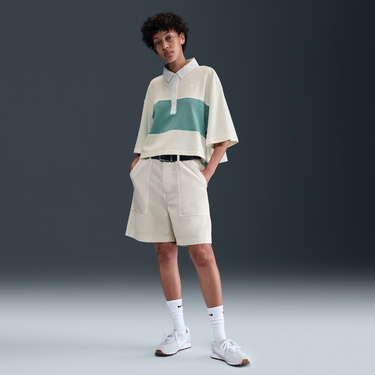 Polo tričko Nike Nsw Street Cropped Relaxed Fit Striped Polo Top Rôznofarebný | IB2153-133, 1