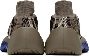 Oblečenie Burberry Burberry Check Knit Neptune Hnedá | 8101906, 1