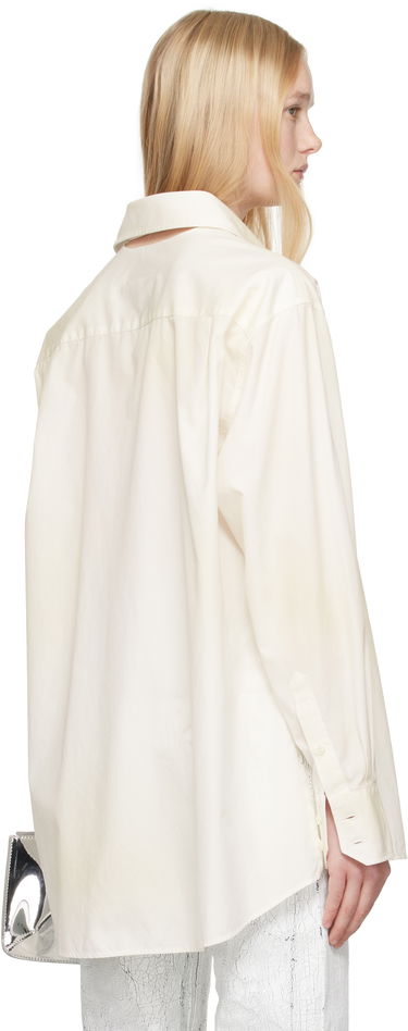 Košeľa Maison Margiela MM6 Maison Margiela Cotton Poplin Long Sleeve Shirt Biela | S62DT0035 M35458, 2