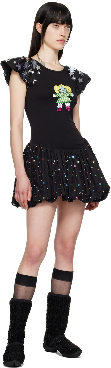 Šaty Chopova Lowena Chopova Lowena Angelica Embellished Minidress Čierna | 1288, 3