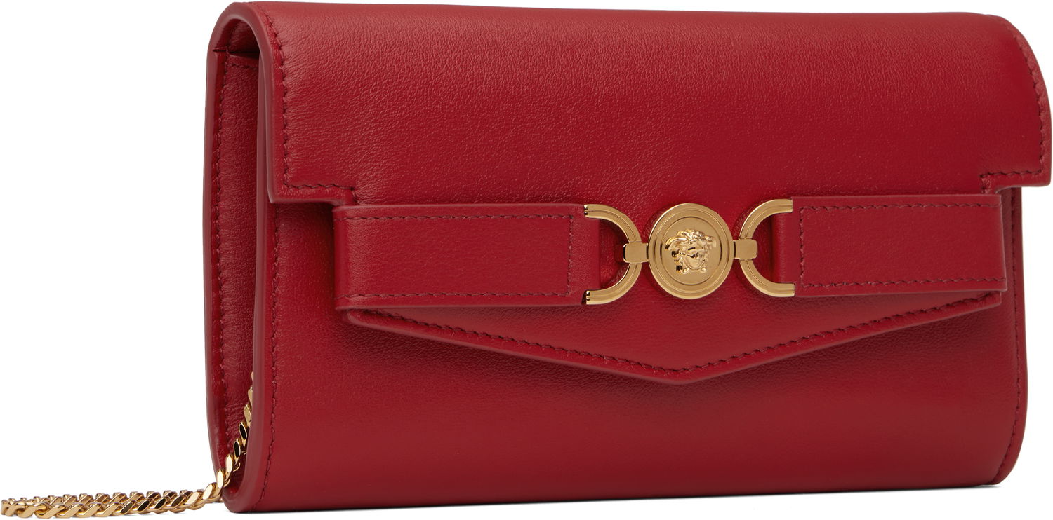 Peňaženka Versace Medusa '95 Leather Chain Wallet Červená | 1015070_1A10795_1RB3V, 1