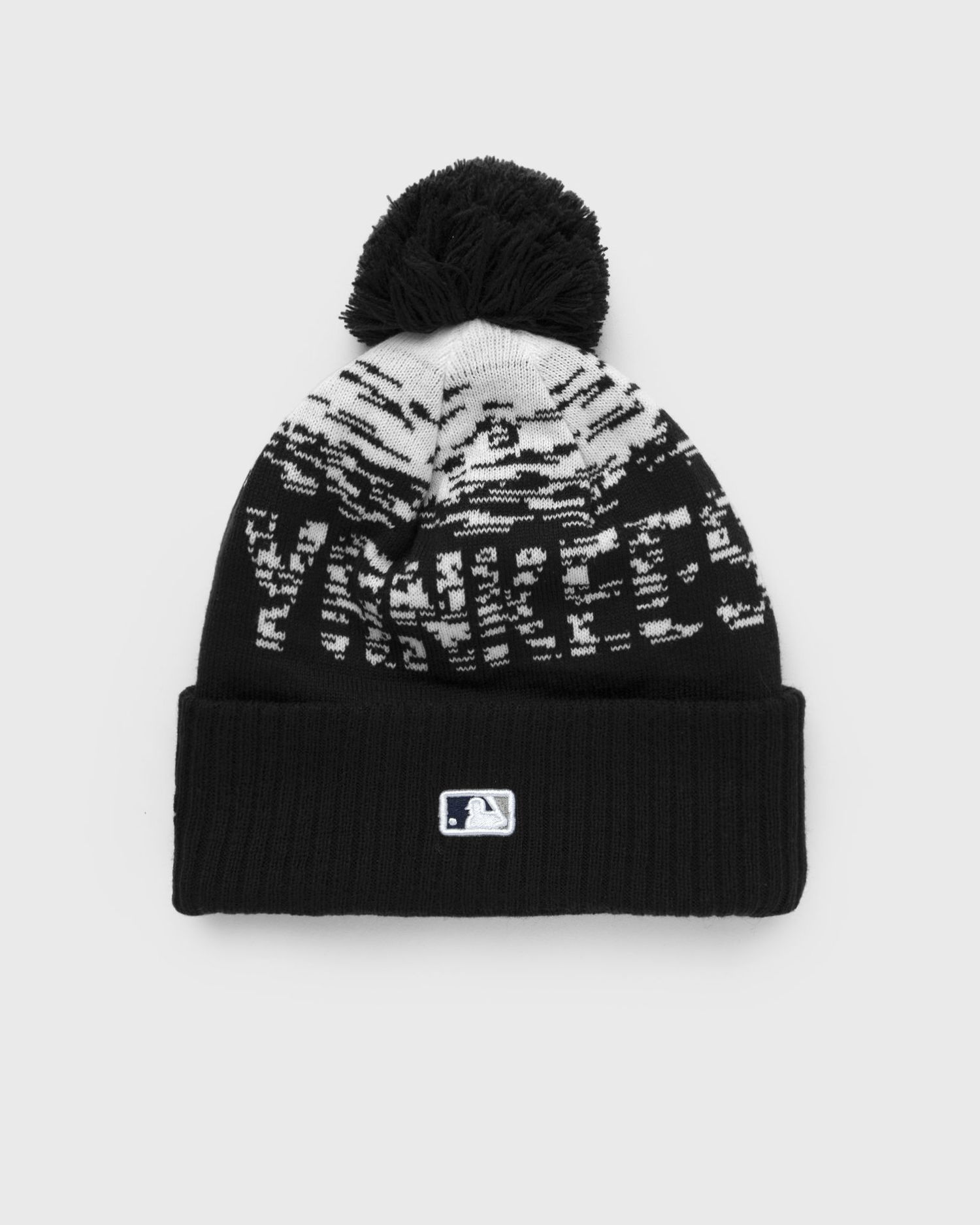 Kulicha New Era New York Yankees Bobble Cuff Beanie Čierna | 80536115, 1