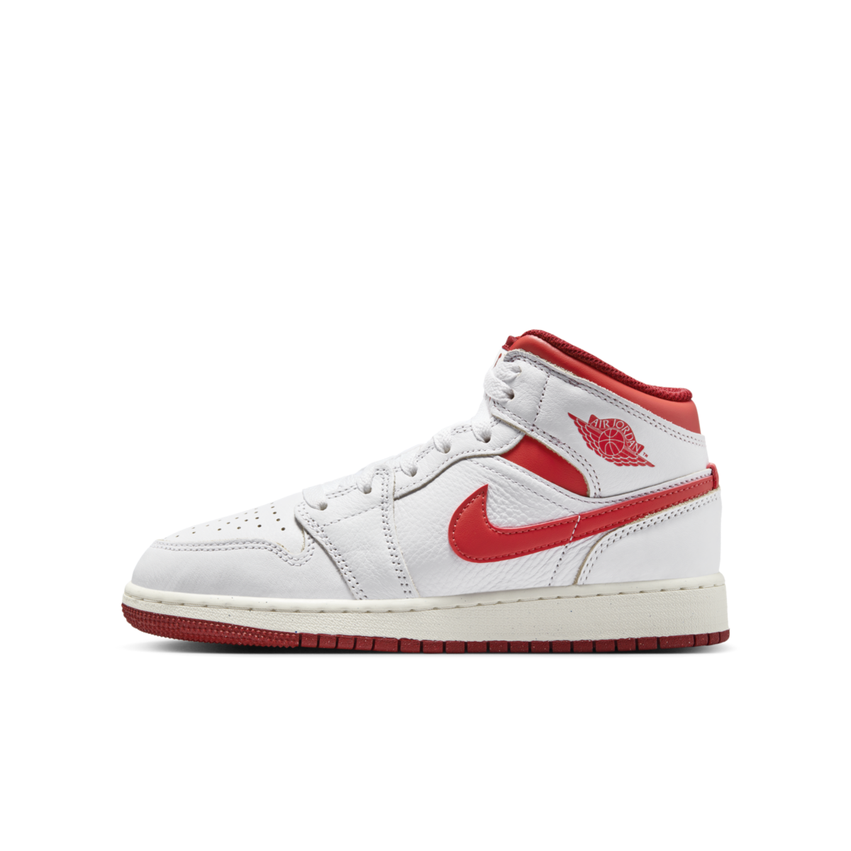 Tenisky a topánky Jordan Air Jordan 1 Mid SE "White Dune Red" GS Biela | FJ3464-160, 0