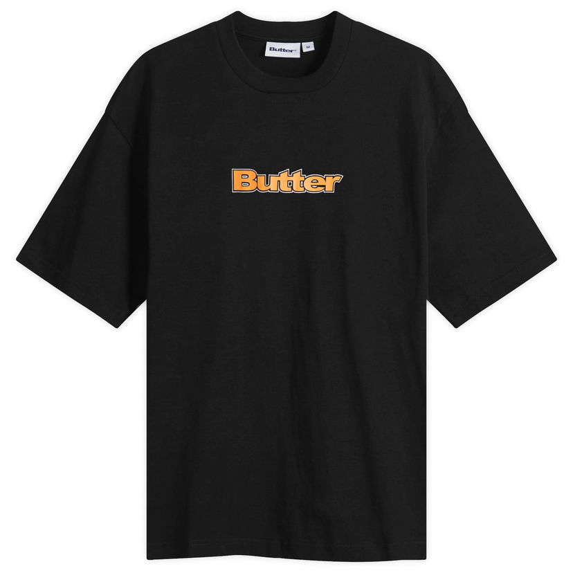 Tričko Butter Goods Outline Logo T-Shirt, Size Large Čierna | BG253100-BLK