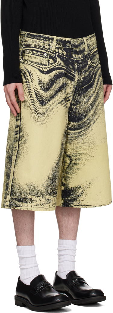 Šortky Camper CAMPERLAB Distorted Denim Shorts Žltá | AU00007-005, 1