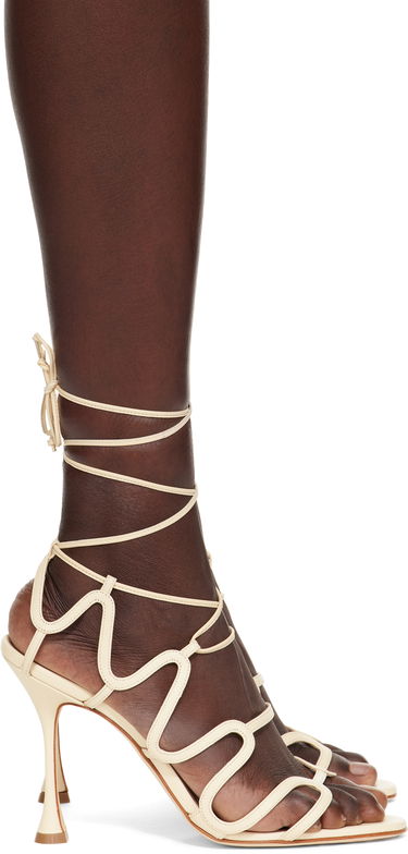 Doplnky Manolo Blahnik Manolo Blahnik Fawda Heeled Sandals Béžová | 125-2839, 0